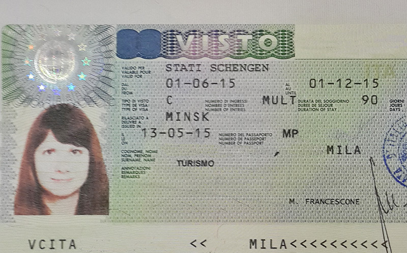 visa italiya